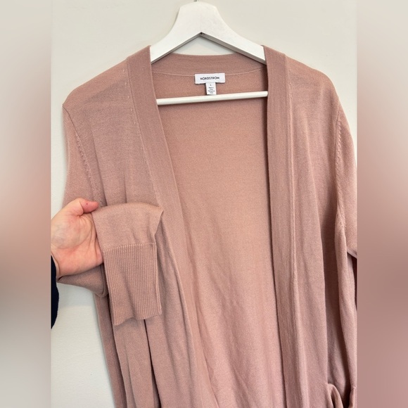 Nordstrom Merino Wool Open Cardigan - Picture 4 of 5